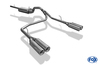 Fox Duplex Edelstahl Sportauspuff-Komplettanlage ab Kat Dodge RAM 1500 je 2x100mm rund eingerollt gerade mit Absorber