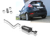 Fox Edelstahl Racing-Komplettanlage ab Kat Ford Fiesta MK7 JA8 ST-Line u. Red+Black-Edition 1.0l Ecoboost u. 1.5l TDCi ab 2012 145x65mm trapezförmig