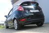 Fox Edelstahl Komplettanlage ab Kat Ford Fiesta MK7 JA8 ST-Line u. Red+Black-Edition 1.0l Ecoboost u. 1.5l TDCi ab 2012 145x65mm trapezförmig