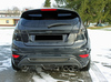 Fox Edelstahl Racing-Komplettanlage ab Kat Ford Fiesta MK7 JA8 inkl. Sport 1.6 99kW 2x80mm rund doppelwandig abgeschrägt