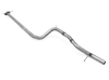 Fox Edelstahl Racing-Komplettanlage ab Kat. Ford Focus 1 Tunier 1.8l DNW 1x90mm rund eingerollt gerade mit Absorber