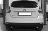 Fox Edelstahl Duplex Sportauspuff Ford Focus 3 Fließheck 1.6 TDCi je 106x71mm oval eingerollt schräg mit Absorber