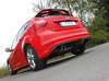Fox Edelstahl Duplex Sportauspuff Ford Focus 3 Fließheck 1.6l EcoBoost mit Sport-Paket je 100mm rund eingerollt abgeschrägt