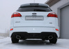 Fox Edelstahl Duplex Racing-Komplettanlage ab Kat Ford Focus 3 Turnier 1.0l Ecoboost mit Styling-Paket je 115x85mm oval eingerollt abgeschrägt