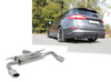 FOX Edelstahl Duplex Sportauspuff Ford Mondeo Mk5 1.5 EcoBoost je 115x85mm oval eingerollt seitlich abgeschrägt