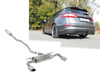 FOX Edelstahl Duplex Sportauspuffanlage ab Kat Ford Mondeo Mk5 1.5 EcoBoost je 115x85mm oval eingerollt seitlich abgeschrägt