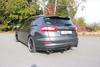 FOX Edelstahl Duplex Sportauspuff Ford Mondeo Mk5 1.5 EcoBoost je 115x85mm oval eingerollt seitlich abgeschrägt