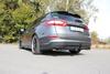 FOX Edelstahl Duplex Sportauspuffanlage ab Kat Ford Mondeo Mk5 1.5 EcoBoost je 115x85mm oval eingerollt seitlich abgeschrägt