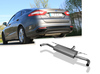 FOX Edelstahl Duplex Sportauspuff Ford Mondeo Mk5 2.0l EcoBoost für originalen Endrohrausgang