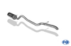 Fox Edelstahl Komplettanlage ab Kat Ford Ranger 2011-2016 76mm Diesel-Optik nach unten gebogen