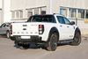 Fox Edelstahl Komplettanlage ab Kat Ford Ranger 2011-2016 76mm Diesel-Optik nach unten gebogen