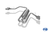 Fox Edelstahl Sidepipe Sportauspuff-Komplettanlage ab Kat Ford Ranger Wildtrack ab 2015 rechts-links je 2x115x85mm oval eingerollt