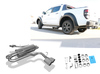 Fox Edelstahl Sidepipe Sportauspuff-Komplettanlage ab Kat Ford Ranger Wildtrack ab 2015 rechts-links je 2x115x85mm oval eingerollt
