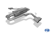 Fox Edelstahl Sidepipe Sportauspuff-Komplettanlage ab Kat Ford Ranger Wildtrack ab 2015 rechts-links je 2x115x85mm oval eingerollt