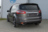 Fox Edelstahl Duplex Sportauspuff-Komplettanlage ab Kat Ford S-MAX 115x85mm oval eingerollt seitlich abgeschrägt