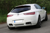 FOX Edelstahl Duplex Sportauspuff Alfa Romeo Brera je 2x106x71mm oval eingerollt seitlich abgeschrägt