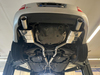 Fox Edelstahl Duplex Racing-Sportauspuffanlage ab Kat Audi S4 B6 Typ 8E Limousine/Avant je 100mm rund doppelwandig