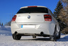 FOX Edelstahl Duplex Sportauspuff BMW 1er F20 F21 3-Tür 5-Tür 120d je 100mm rund scharf