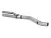 Fox Edelstahl Racing-Komplettanlage ab Kat BMW 5er E60 E61 520i 523i 525i 530i Limousine/Touring 2x76mm rund scharf gerade