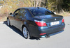 Fox Edelstahl Sportauspuff BMW 5er E60 E61 540i 545i Limousine u. Touring 2x90mm rund doppelwandig abgeschrägt