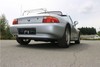 Fox Edelstahl Sportauspuff BMW Z3 Roadster u. Coupe 2.0l 2.8l 2x70mm rund eingerollt gerade mit Absorber