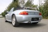 Fox Edelstahl Sportauspuff-Komplettanlage ab Kat BMW Z3 Roadster u. Coupe 2.0l 2.8l 2x70mm rund eingerollt gerade mit Absorber