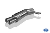 Fox Edelstahl Sportauspuff BMW 5er E34 525i 530i 535i Limousine u. Touring 2x80mm rund eingerollt gerade mit Absorber