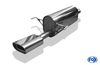 Fox Edelstahl Sportauspuff Opel Astra H Caravan 135x80mm flachoval eingerollt abgeschrägt mit Absorber