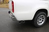 FOX Edelstahl Endrohrsystem Sidepipe rechts Mercedes X-Klasse X470 4MATIC 2x115x85mm oval eingerollt abgeschrägt