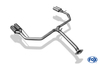FOX Edelstahl Duplex Endrohrsystem Toyota RAV4 IV Diesel ab 2013 je 2x80mm rund eingerollt abgeschrägt mit Absorber