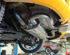 Fox Edelstahl Sportauspuff Mittig Ford Focus 3 ST 2x 115x85mm oval eingerollt abgeschrägt ohne Absorber
