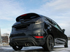 Fox Edelstahl Racing-Komplettanlage ab Kat Ford Fiesta MK7 JA8 inkl. Sport 1.6 99kW 2x80mm rund doppelwandig abgeschrägt
