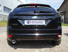 Fox Edelstahl Sportauspuff-Komplettanlage ab Kat Ford Focus 2 Fließheck Facelift Bj.08-10 1x90mm rund eingerollt gerade mit Absorber
