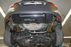 Fox Edelstahl Duplex Racing-Komplettanlage ab Kat Ford S-MAX 2.0l je 115x85mm oval eingerollt seitlich abgeschrägt
