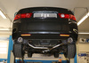 FOX Edelstahl Duplex Racing-Komplettanlage ab Kat. Honda Accord 7 CL9 Bj. 03-08 je 100mm rund eingerollt abgeschrägt mit Absorber