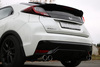 FOX Edelstahl Duplex Sportauspuffanlage ab Kat. Honda Civic 9 FK2 Hatchback je 2x90mm rund eingerollt