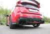 FOX Edelstahl Duplex Sportauspuff Honda Civic 9 FK2 Type-R je 2x90mm schwarz rund doppelwandig abgeschrägt