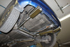 Fox Edelstahl Duplex Sportauspuff Hyundai Accent 3 Typ MC Bj.06-10 135x80mm flachoval eingerollt abgeschrägt mit Absorber
