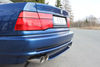 FOX Edelstahl Sportauspuffanlage ab Kat. BMW 8er E31 850i 850Ci 220kW je 2x90mm rund doppelwandig abgeschrägt