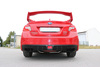 FOX Edelstahl Duplex Sportauspuffanlage ab Kat Subaru WRX STI Stufenheck ab 2014 je 2x90mm rund eingerollt in schwarz