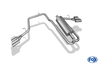 Fox Edelstahl Sidepipe Sportauspuff-Komplettanlage ab Kat Ford Ranger Wildtrack ab 2015 rechts-links je 2x115x85mm oval eingerollt
