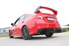 FOX Edelstahl Duplex Sportauspuffanlage ab Kat Subaru WRX STI Stufenheck ab 2014 je 2x90mm rund eingerollt in schwarz