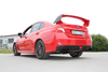 FOX Edelstahl Duplex Sportauspuffanlage ab Kat Subaru WRX STI Stufenheck ab 2014 je 2x90mm rund eingerollt in schwarz