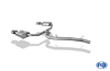 FOX Edelstahl Duplex Sportauspuffanlage ab OPF Seat Leon ST 5F Cupra 300 4Drive Mod. mit OPF je 160x90mm oval eingerollt seitlich abgeschrägt
