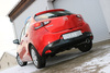 FOX Edelstahl Sportauspuff Mazda 2 Typ DJ ab 2014 100mm rund eingerollt