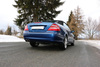 Fox Edelstahl Sportauspuff Mercedes CLK W209 - C209 Coupe u. A209 Cabrio ab 2002 2x115x85mm oval eingerollt abgeschrägt