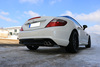 Fox Edelstahl Duplex Sportauspuff Mercedes SLK u. SLC R172 AMG Line je 2x76mm rund eingerollt abgeschrägt