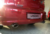Fox Edelstahl Duplex Sportauspuff Mitsubishi Lancer 8 CYO 1.8l Diesel Stufenheck u. Sportback ab 2012 je 115x85mm oval eingerollt abgeschrägt