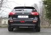 Fox Edelstahl Duplex Sportauspuff Mitsubishi Lancer 8 CYO 1.8l Diesel Stufenheck u. Sportback ab 2012 je 115x85mm oval eingerollt abgeschrägt