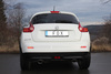 Fox Edelstahl Duplex Sportauspuff Nissan Juke F15 ALL-MODE 4x4 je 115x85mm oval eingerollt abgeschrägt
